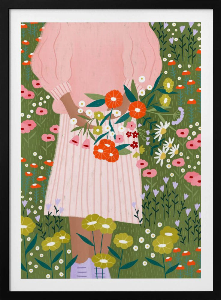 Blüten in der Hand | Poster