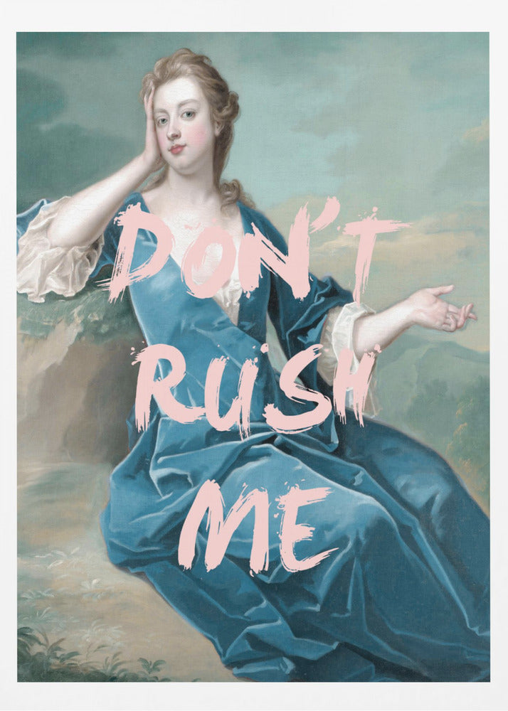 Dontrushmeteal Ratio2x3 | Poster