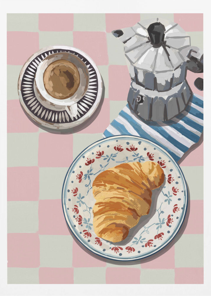 Französisches Frühstücksverhältnis 2x3 | Poster