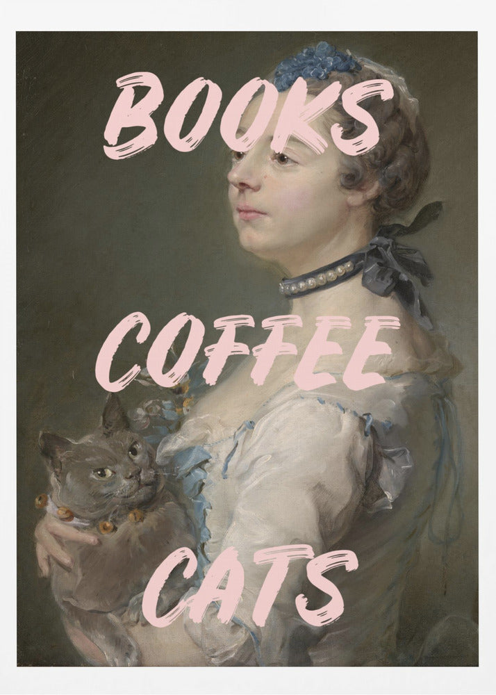 Bookscoffeecats Ratioiso | Poster
