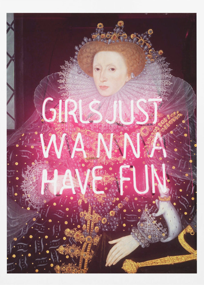 Queenelizabethneon Ratioiso | Poster