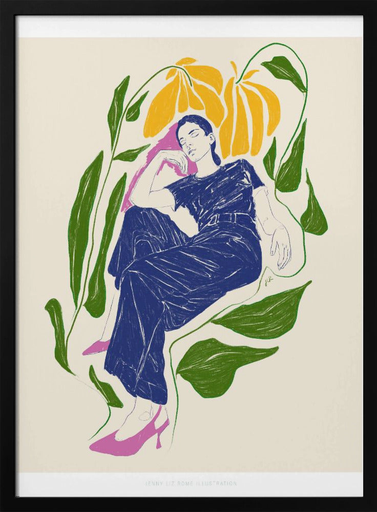 Jlr Ruhe im Garten | Poster