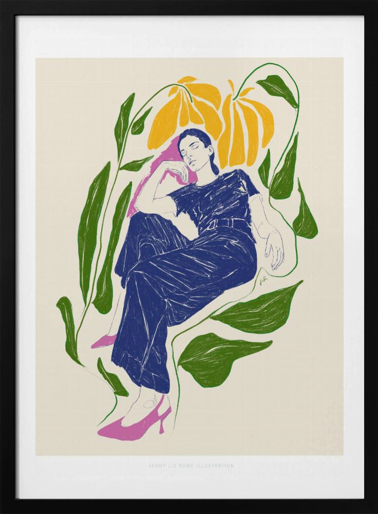 Jlr Ruhe im Garten | Poster