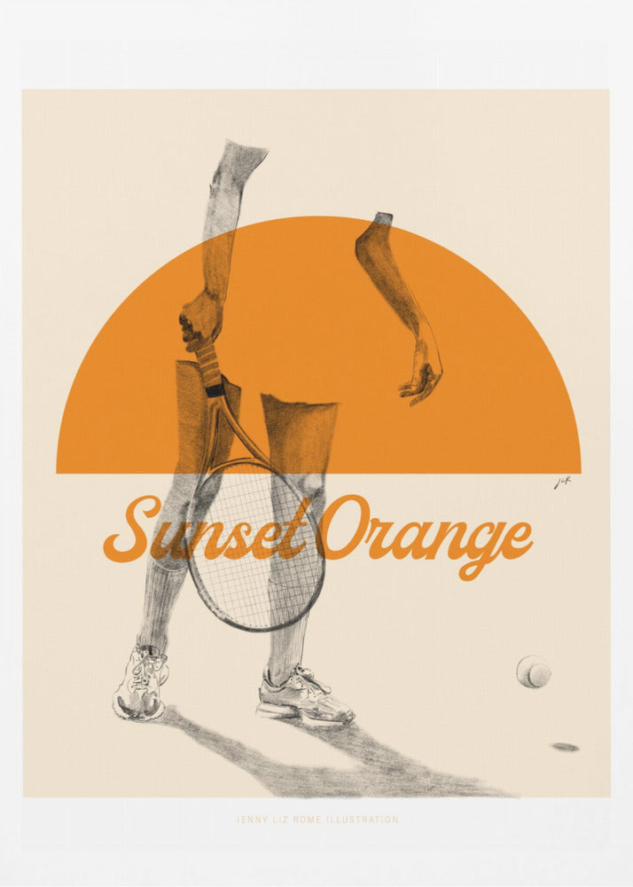 Sonnenuntergang Orange | Poster