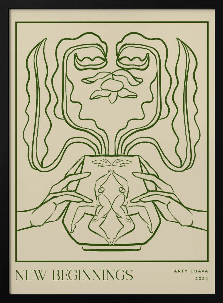 Vessel Collection: Neuanfänge (LineArt) | Poster