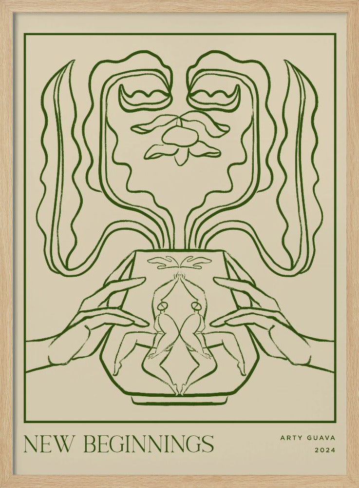 Vessel Collection: Neuanfänge (LineArt) | Poster