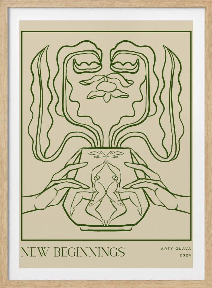 Vessel Collection: Neuanfänge (LineArt) | Poster