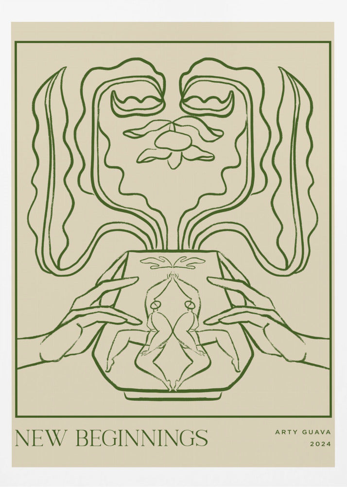 Vessel Collection: Neuanfänge (LineArt) | Poster