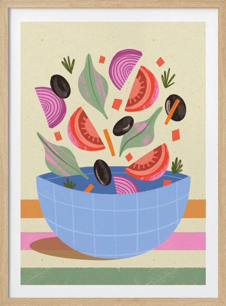 Gemischter Salat | Poster
