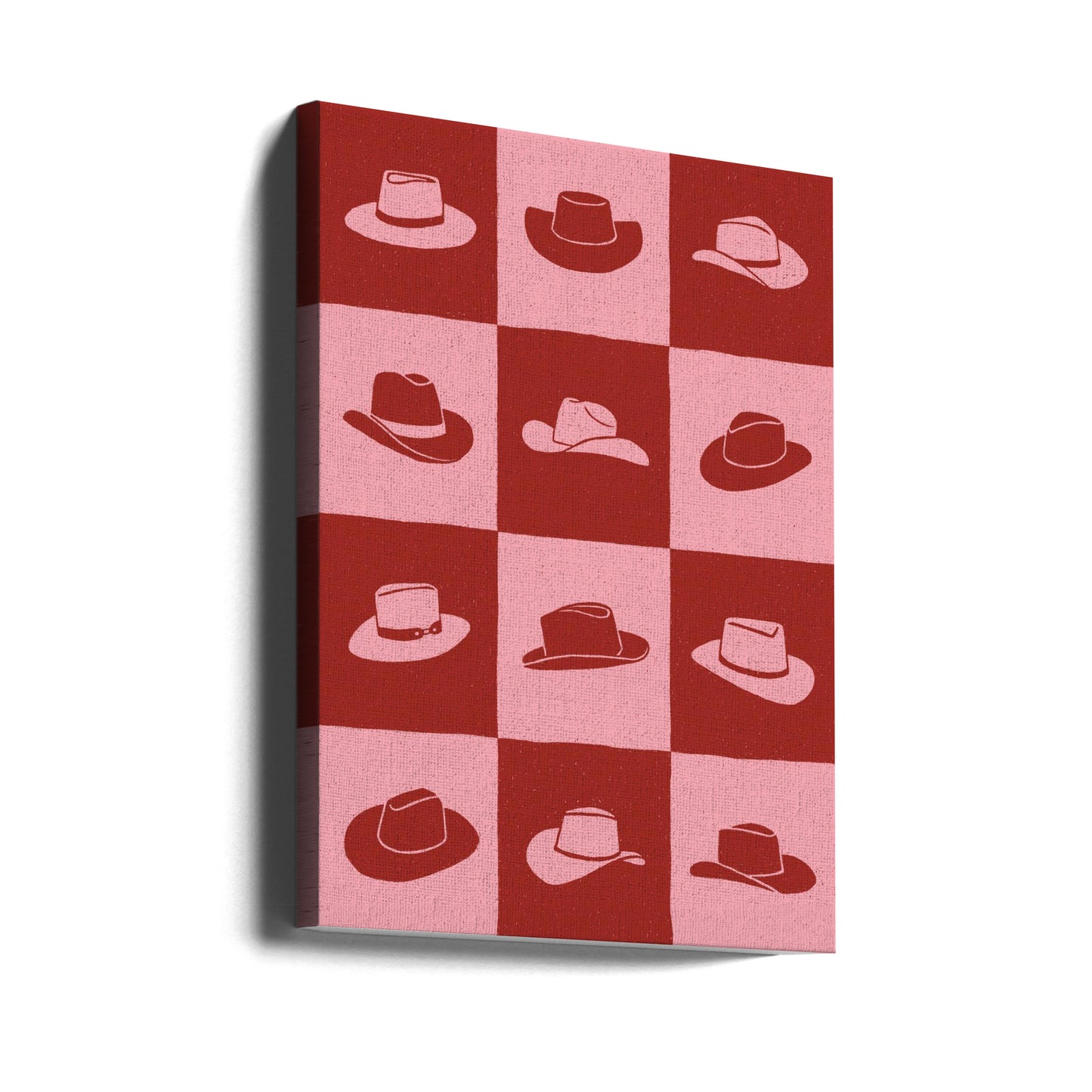 Cowgirl Schachbrett | Leinwand-Bilder