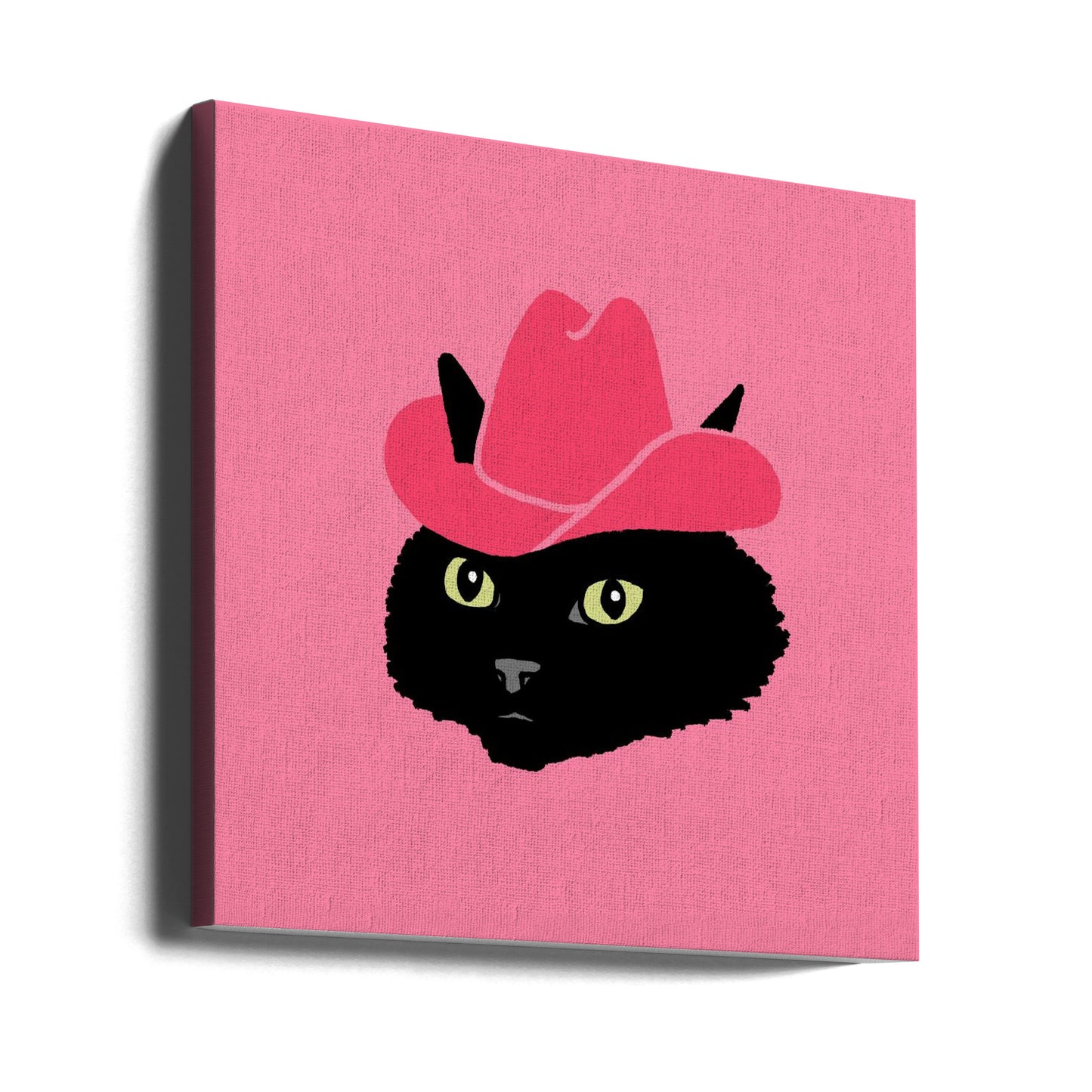 Marcy The Cute Cowgirl Cat | Canvas
