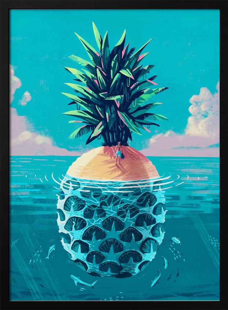 Gestrandet auf Ananasinsel | Poster