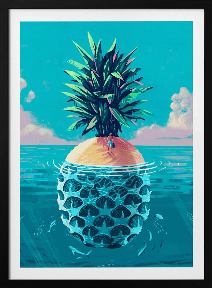 Gestrandet auf Ananasinsel | Poster