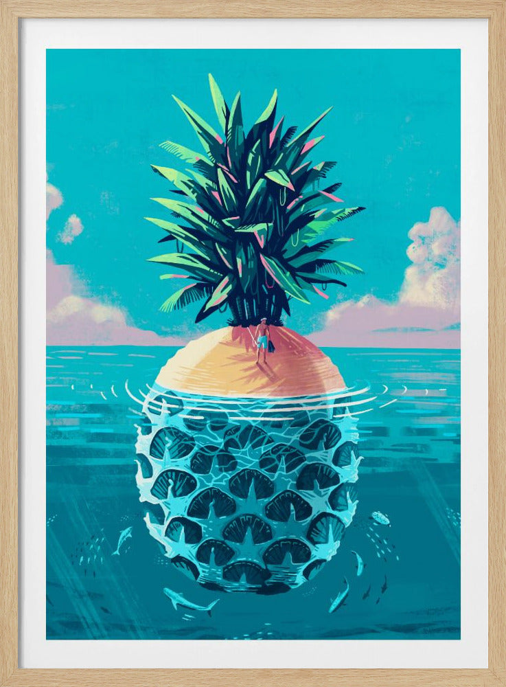Gestrandet auf Ananasinsel | Poster