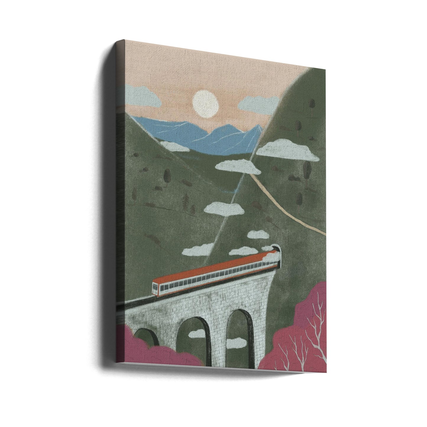 Pociąg | Wydruki na łótnie