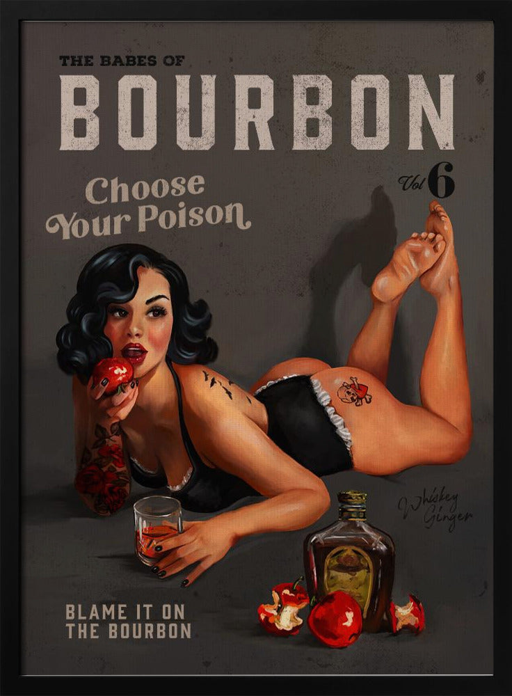 Babes of Bourbon Vol 6 Choose Your Poison Sexy Pinup | Poster