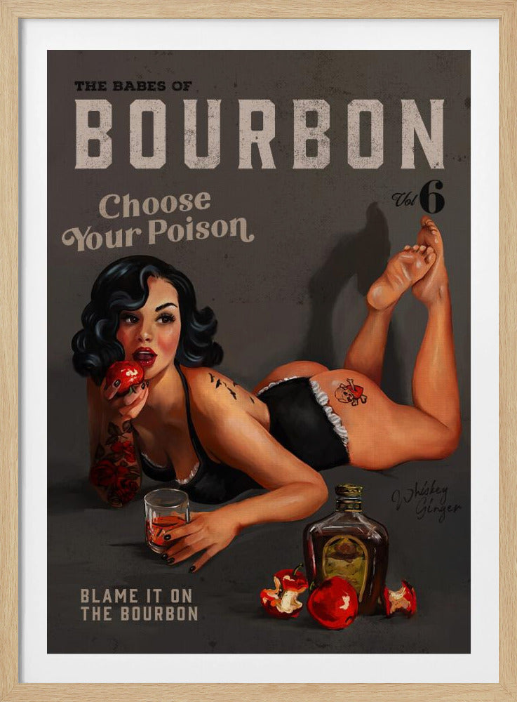 Babes of Bourbon Vol 6 Choose Your Poison Sexy Pinup | Poster
