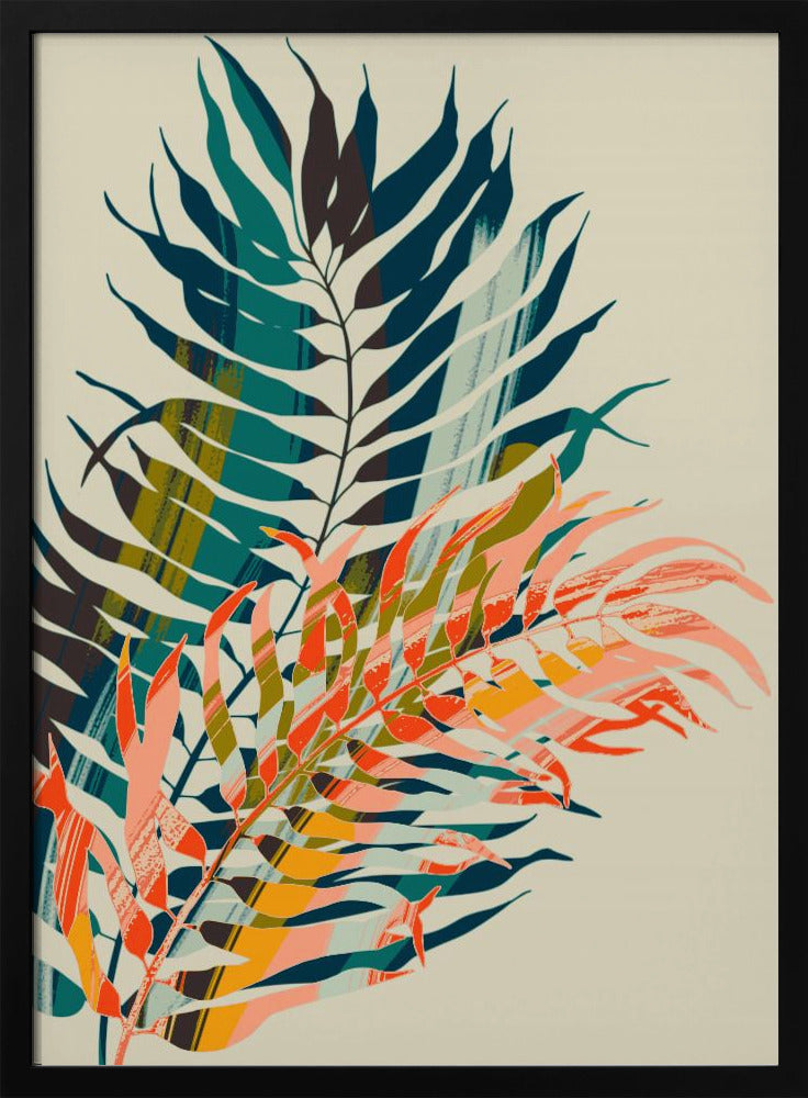 Colorful Palm Leaves | Poster