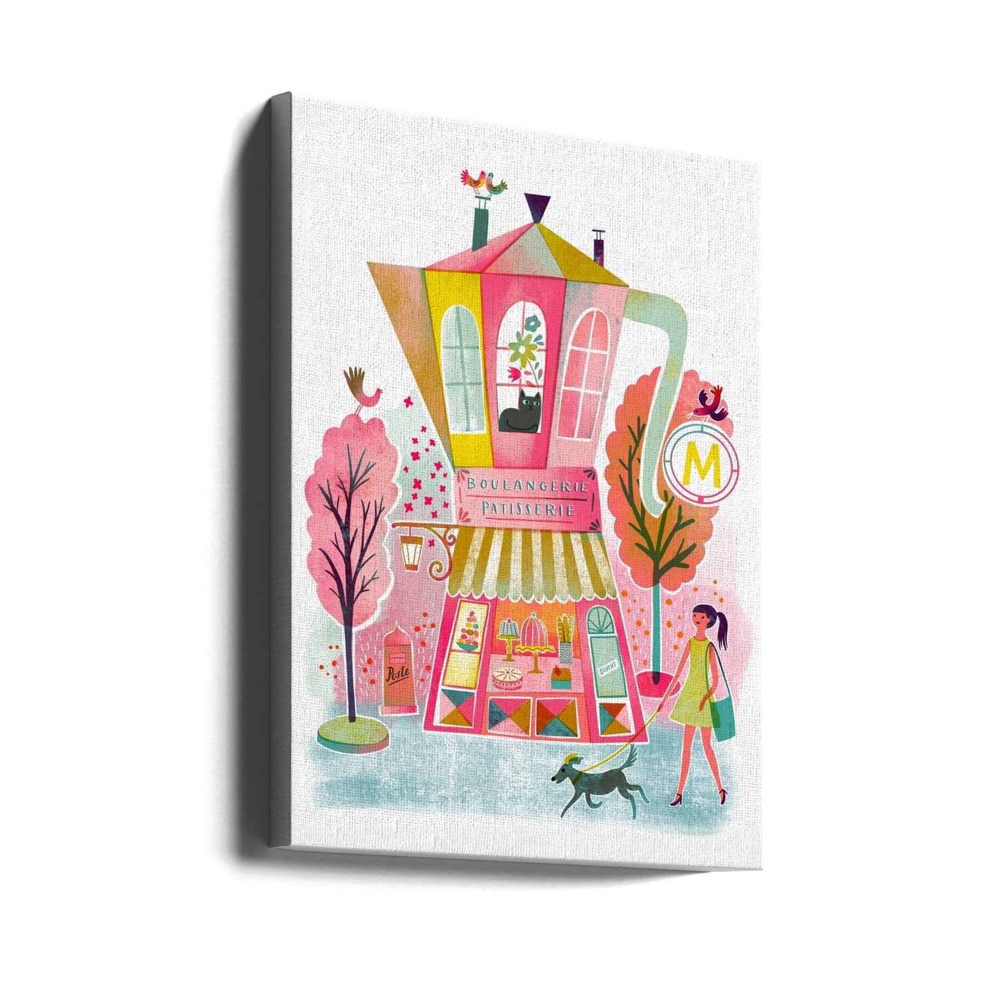 French Coffee Patisserie Vintage | Canvas
