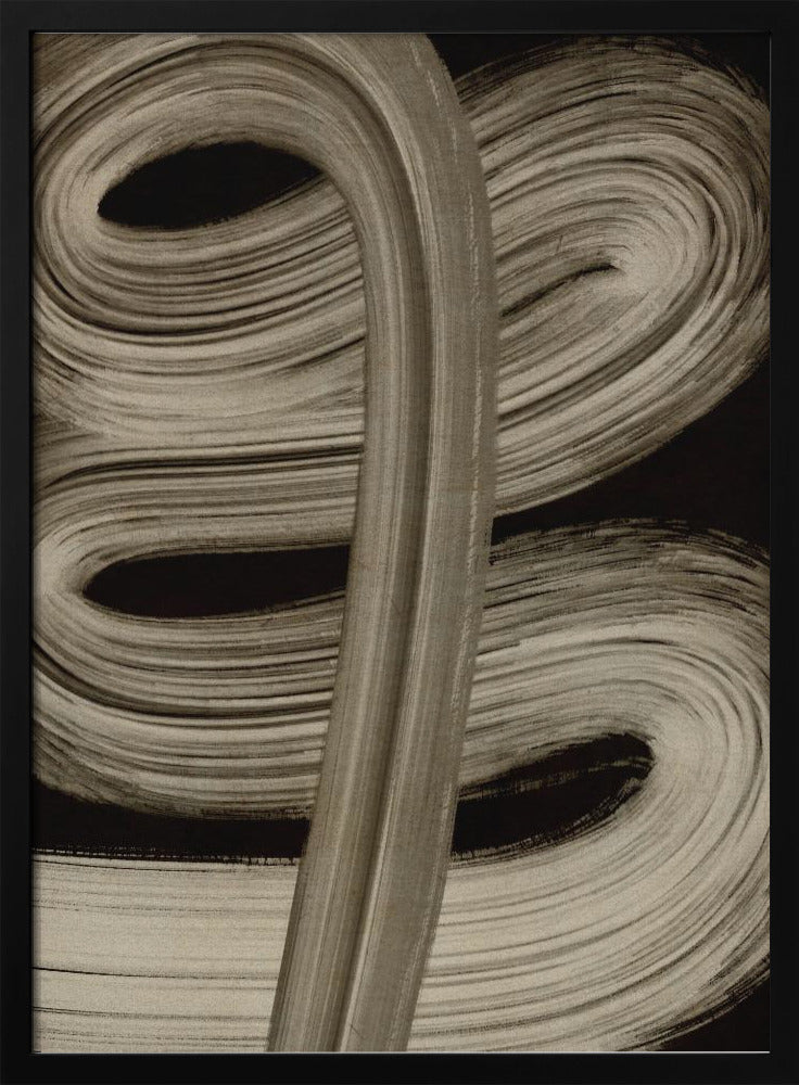 Beige Striche Nr. 4 | Poster