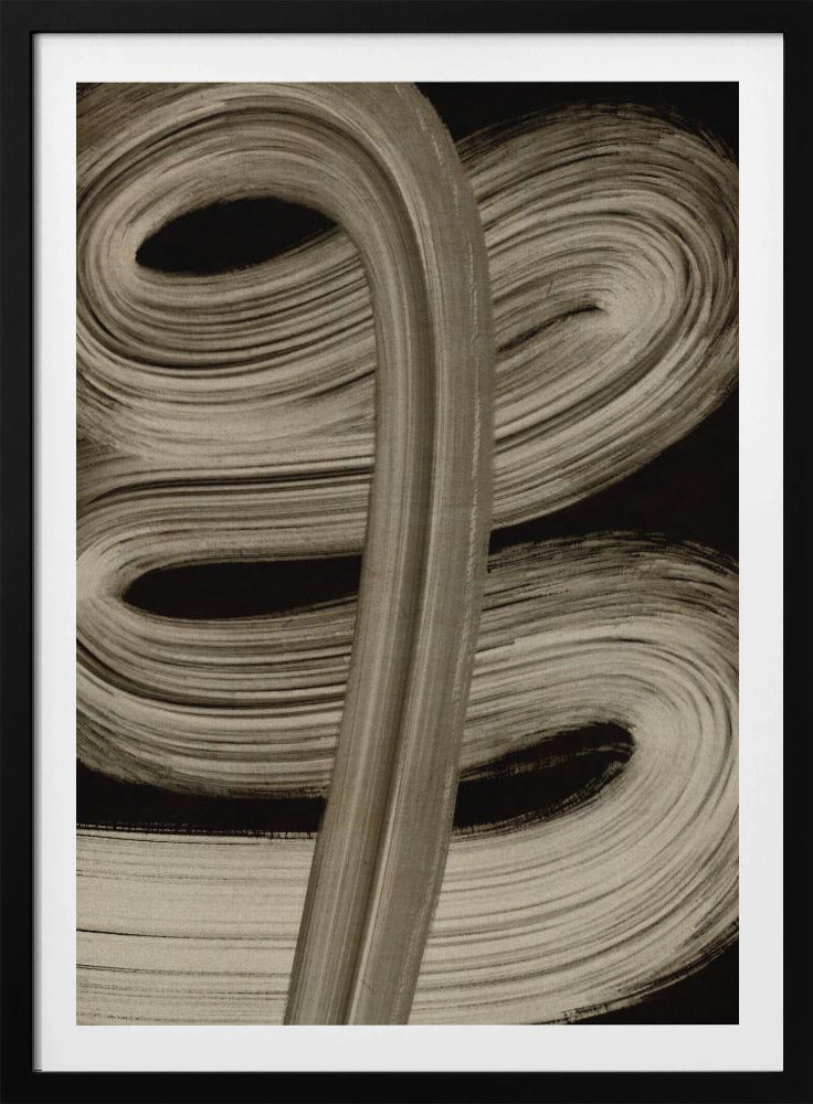 Beige Striche Nr. 4 | Poster