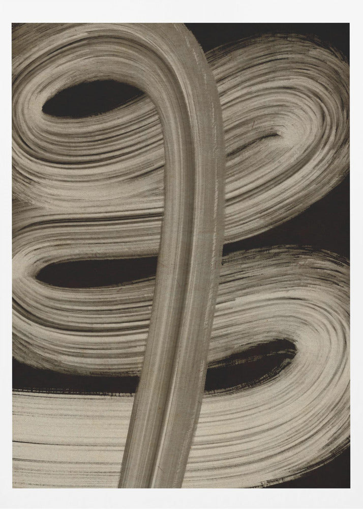 Beige Striche Nr. 4 | Poster