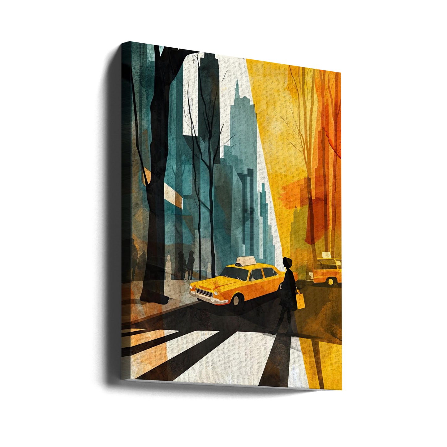 New York City Watercolor Digital Painting (5) | Canvas
