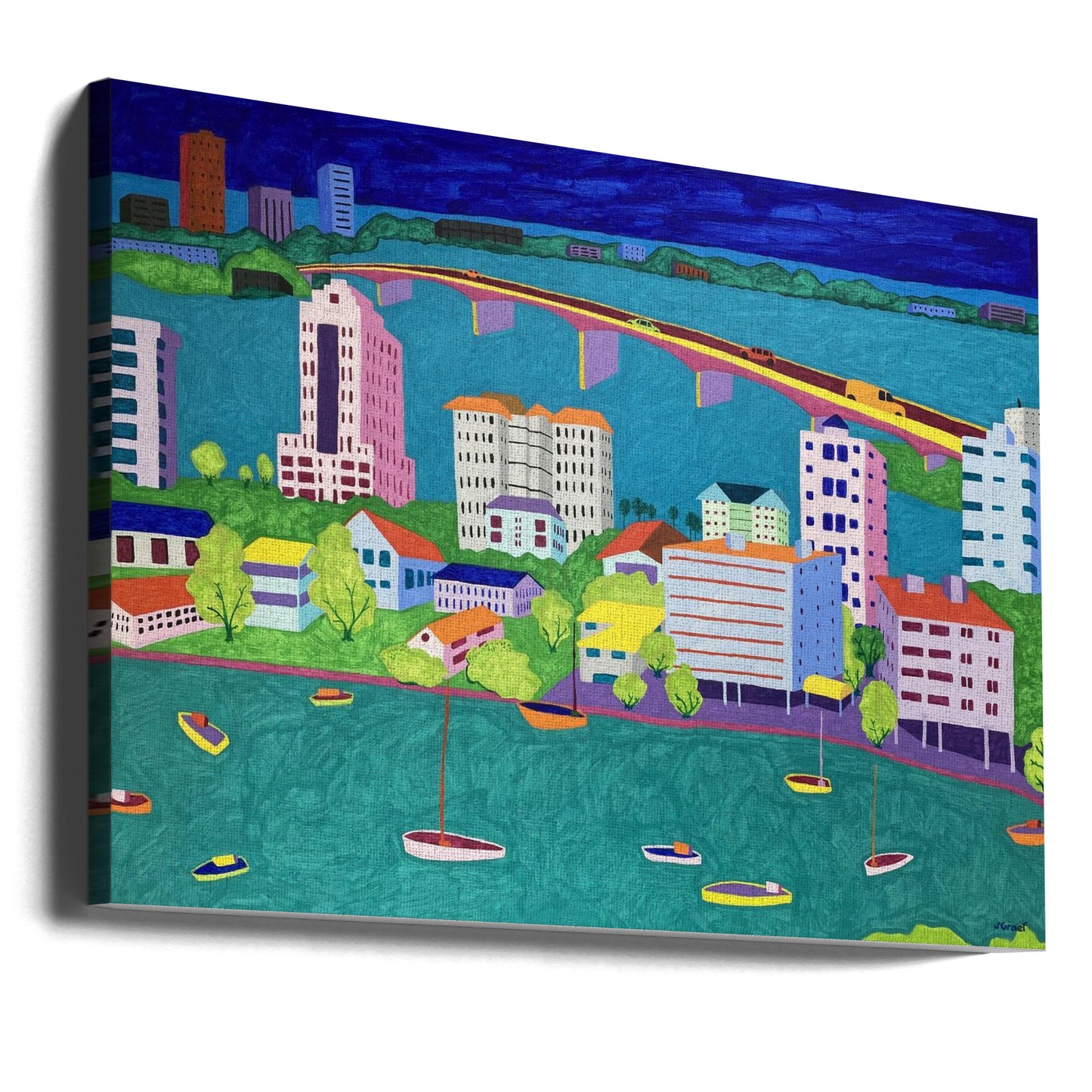 On the Way to St Armands | Canvas