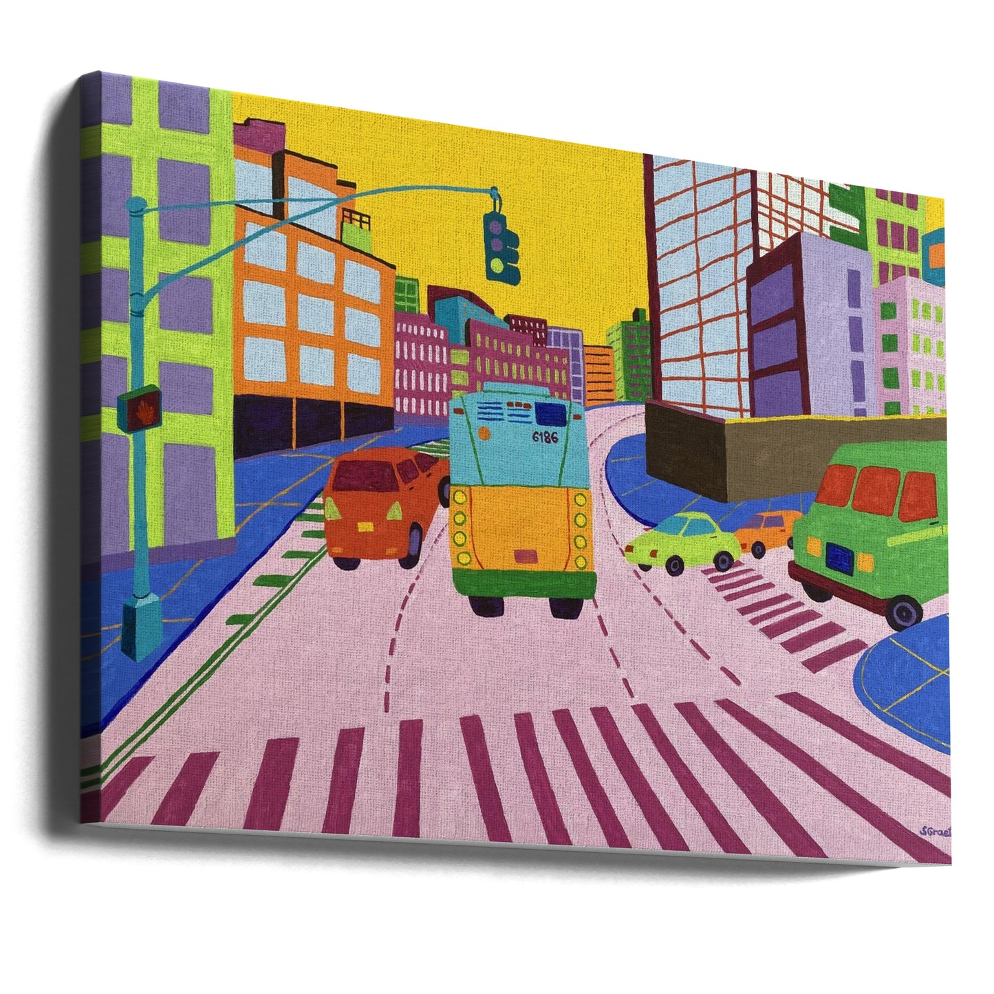 Zielone światło | Wydruki na łótnie