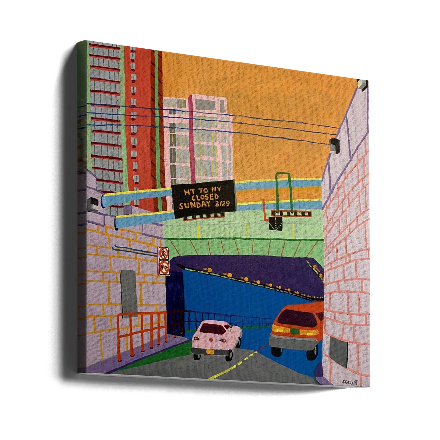 Holland Tunnel Entrance | Canvas