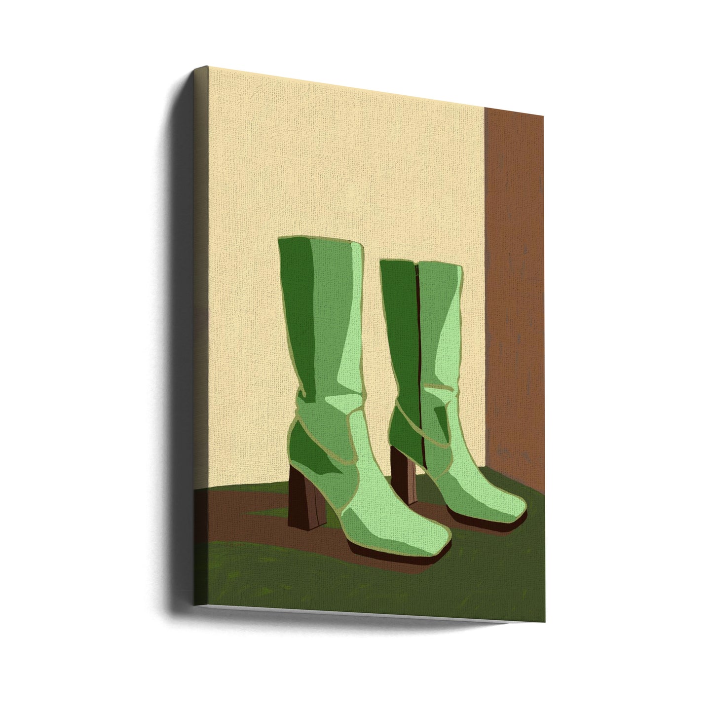 Green boots | Canvas