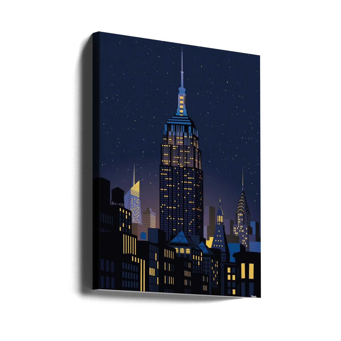 NYC Manhathan by night | Canvas