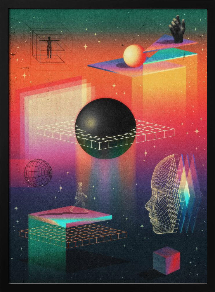 Zwischen den Dimensionen | Poster