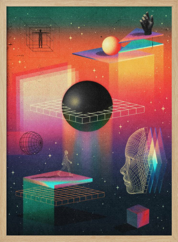 Zwischen den Dimensionen | Poster
