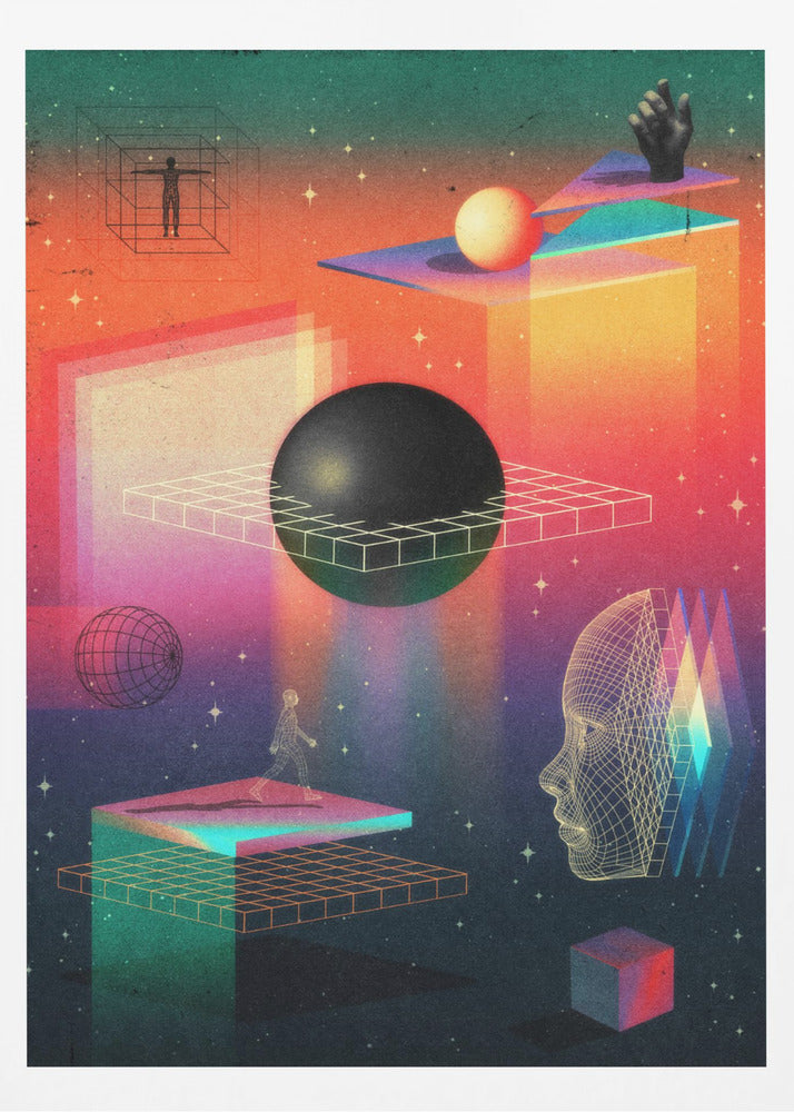 Zwischen den Dimensionen | Poster