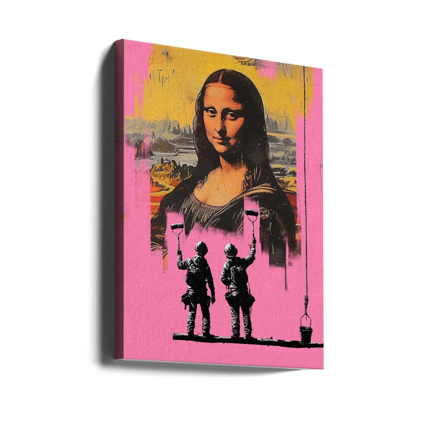 Pink Monalisa | Canvas