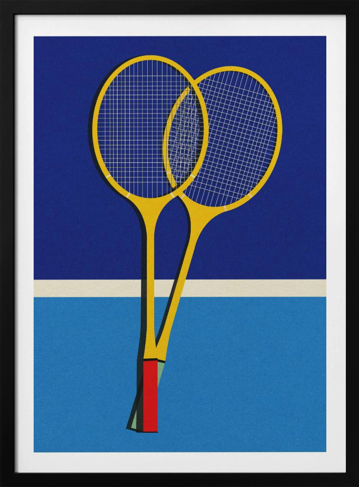 Badmintonschläger aus Holz | Poster
