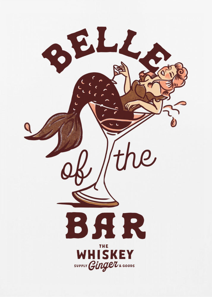 Belle Of The Bar Mermaid Pin Up Art | Poster