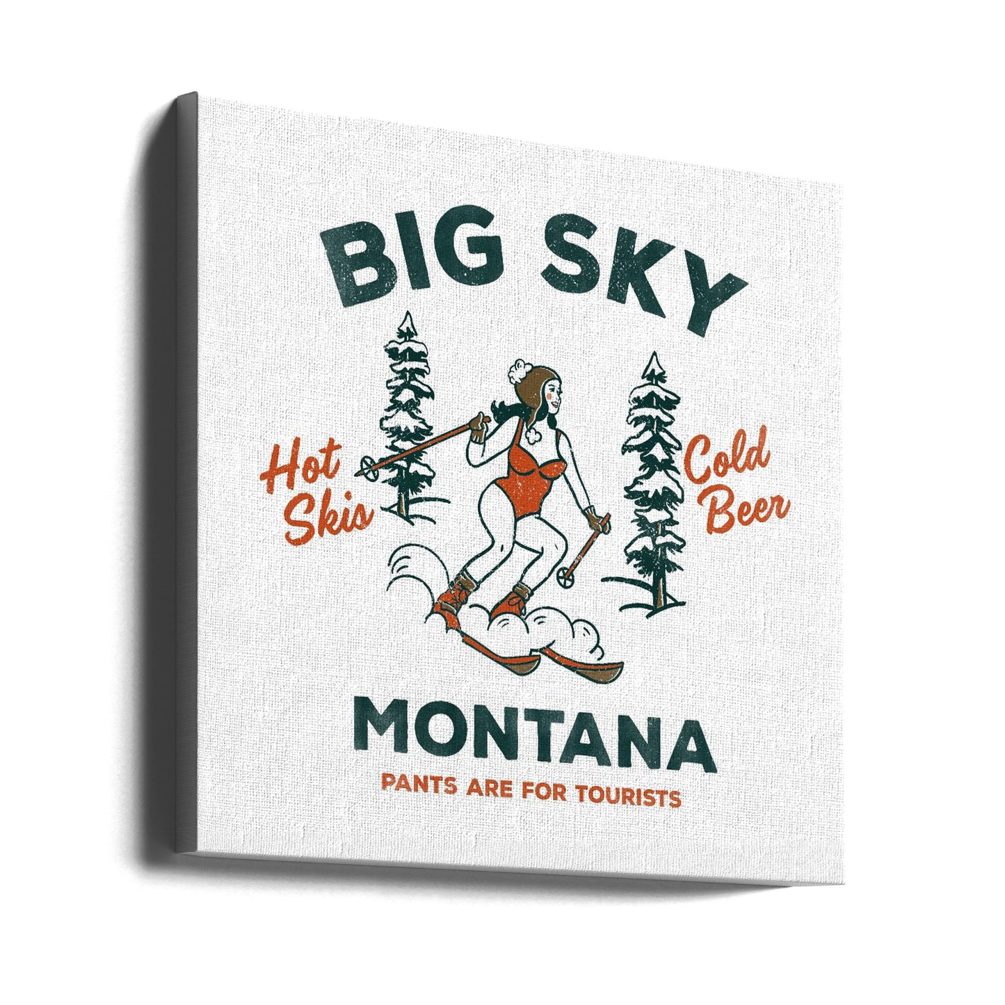 Ski Big Sky Montana: Spodnie są dla turystów | Wydruki na łótnie