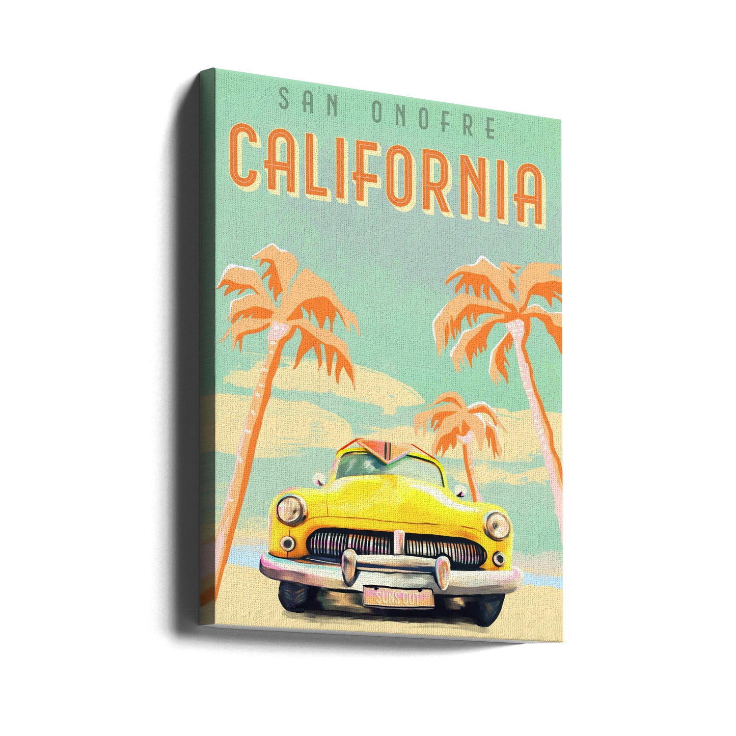 California Surf Poster | Canvas