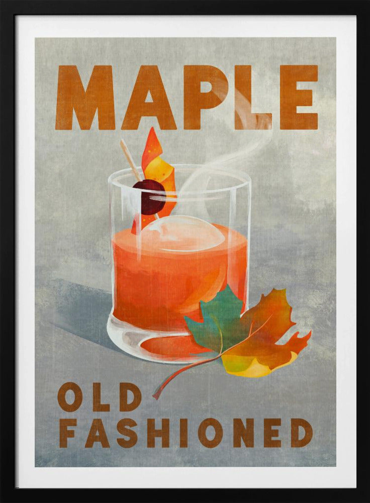 Maple Old Fashioned Cocktail | Poster