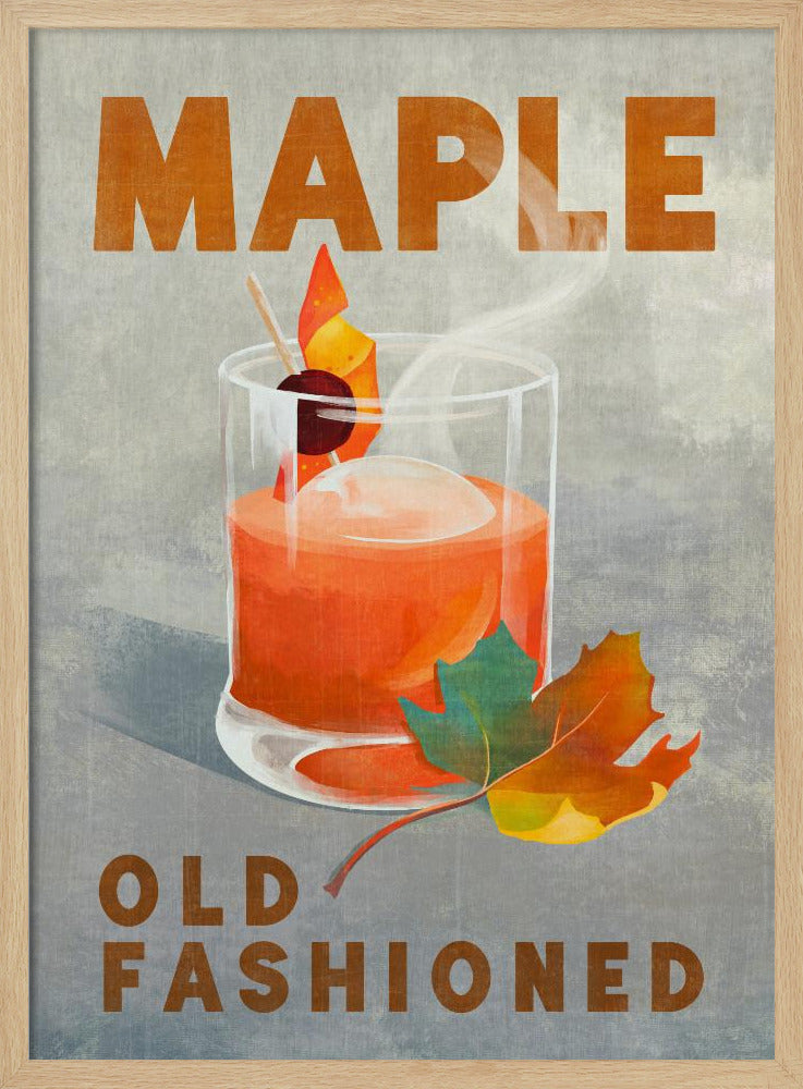 Maple Old Fashioned Cocktail | Poster