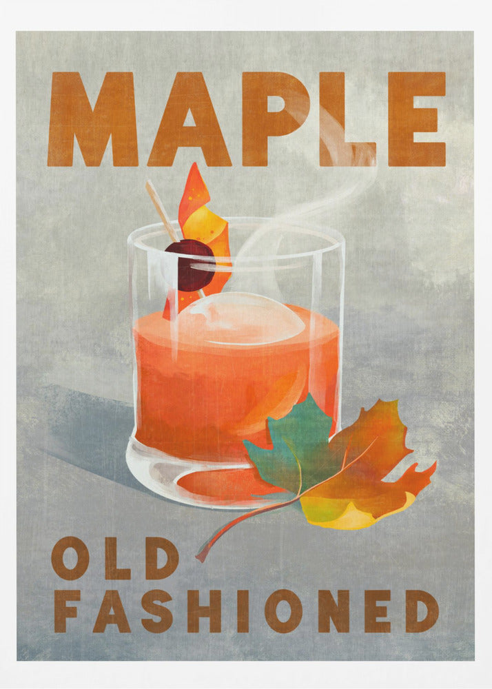 Maple Old Fashioned Cocktail | Poster