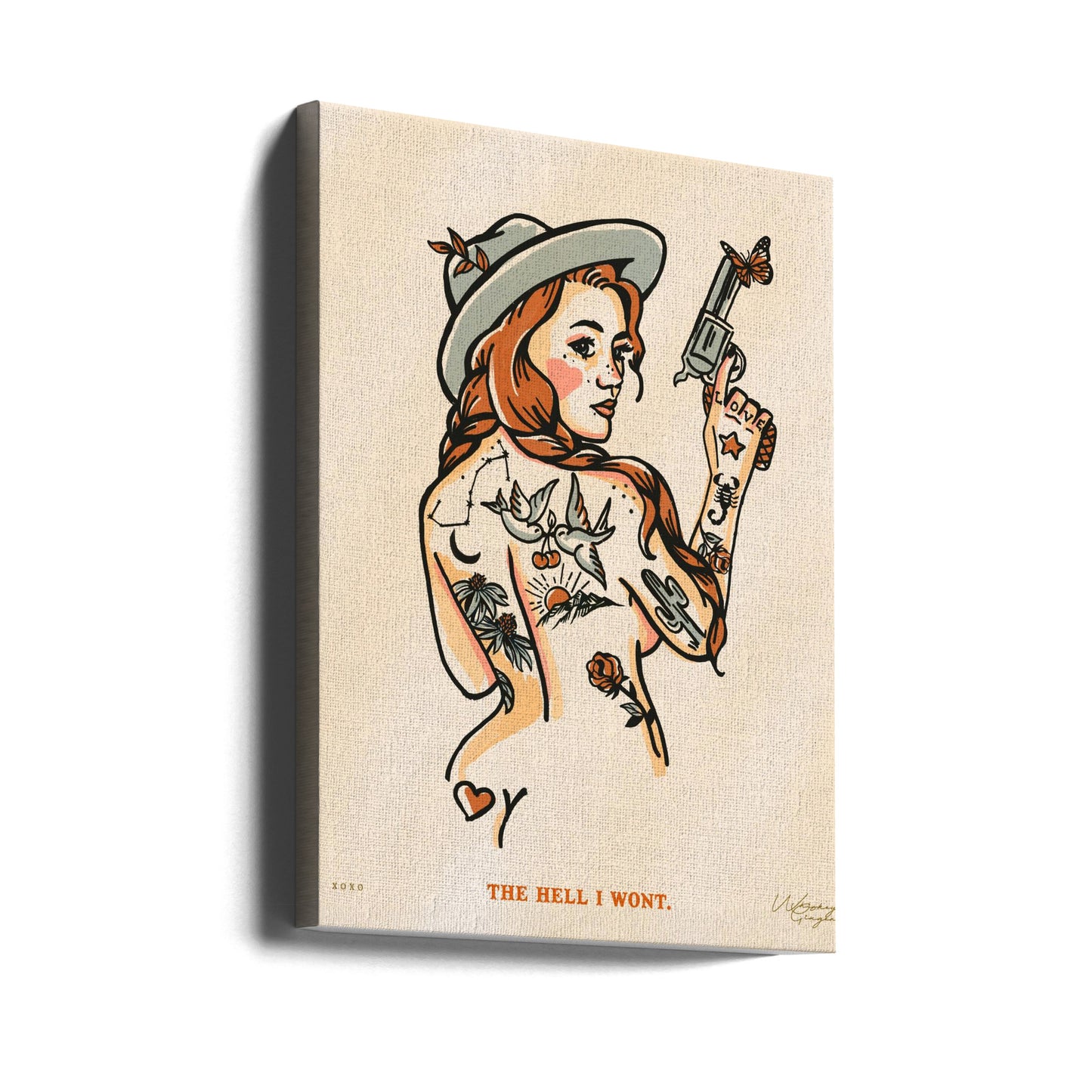 Zum Teufel, ich werde nicht drucken 16x20 | Leinwand-Bilder