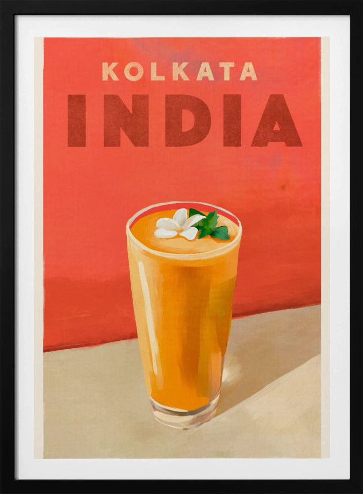 Reiseposter Cocktail Kolkata Indien | Poster