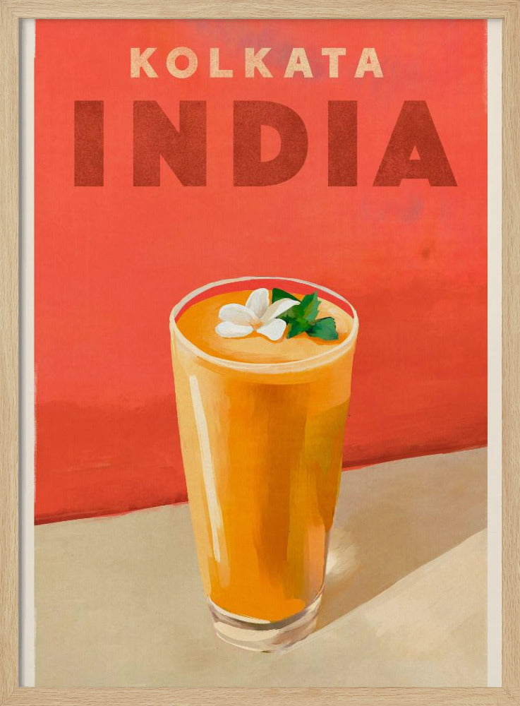 Reiseposter Cocktail Kolkata Indien | Poster