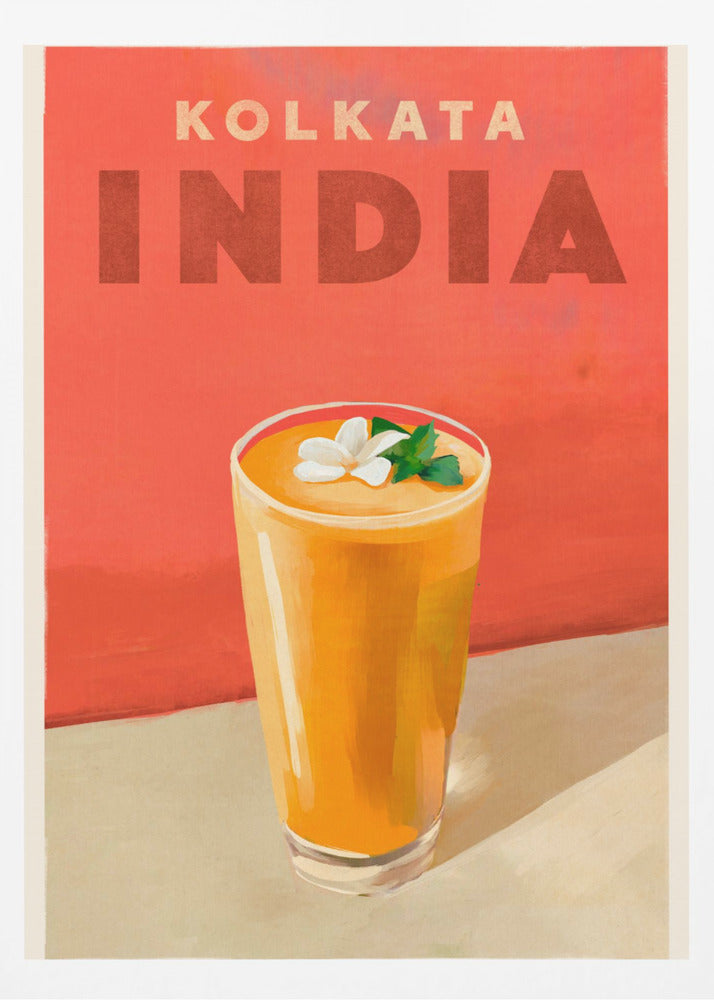 Reiseposter Cocktail Kolkata Indien | Poster