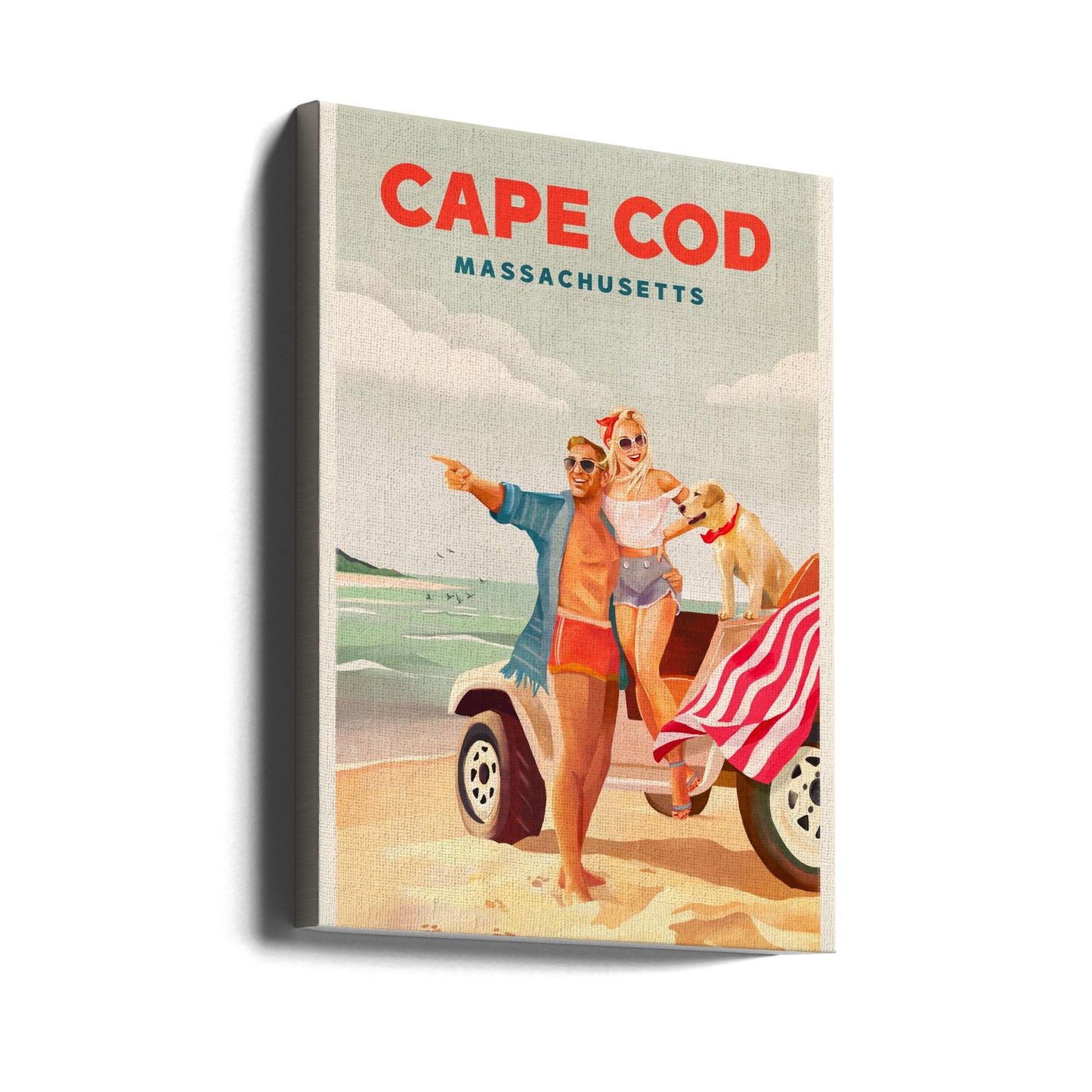 Cape Cod Massachusetts Summer Beach Art | Canvas