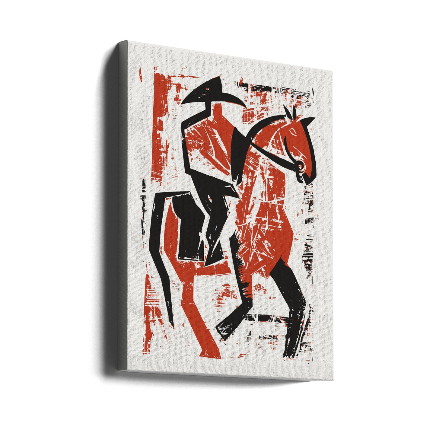 Abstract Horse Rider | Canvas
