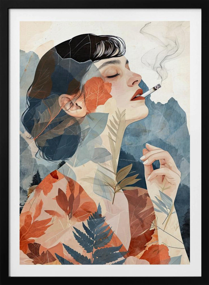 Rauchende Frau Kunst | Poster